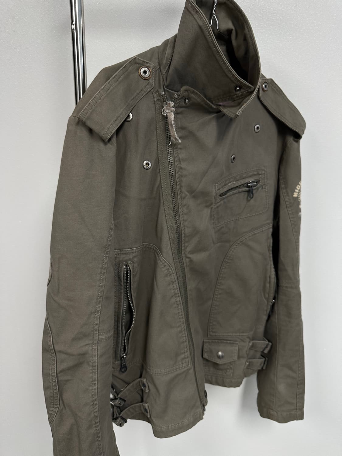 00s 디젤 코튼 바이커 자켓 상품이미지4