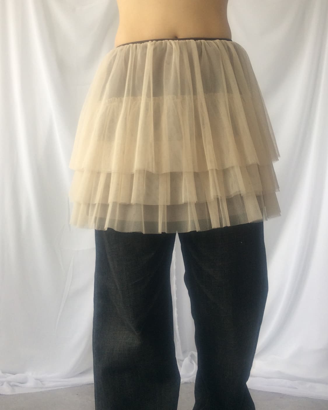 Lace layer mini skirt 상품이미지3