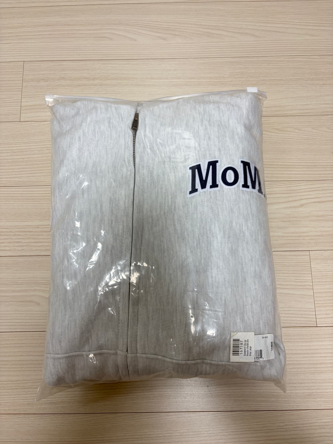 모마 디자인 x 챔피온 리버스위브 후드 집업 그레이 새상품 상품이미지2