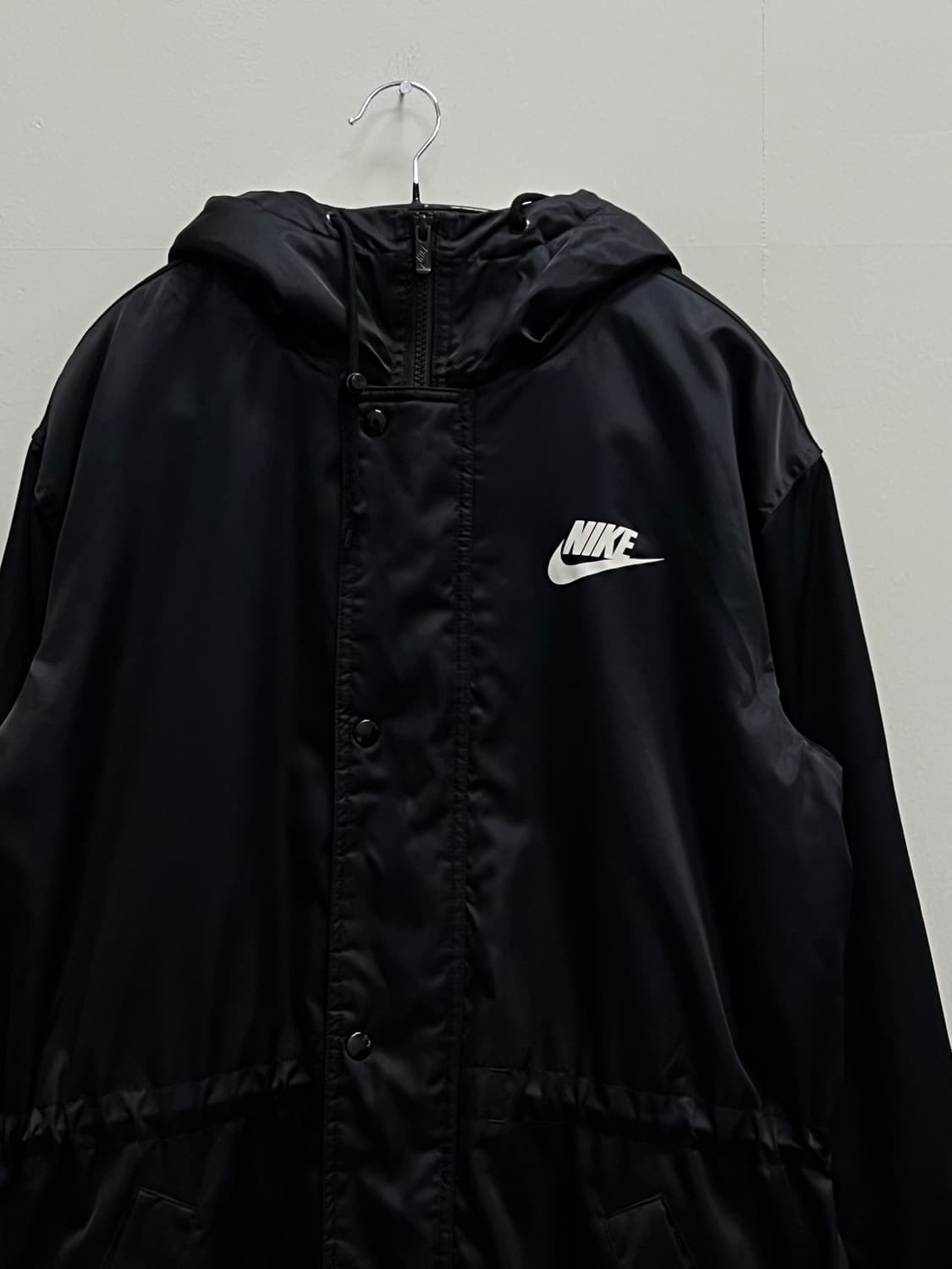 (M) 나이키 빅로고 합성 필 파카 돕바 블랙 상품이미지3