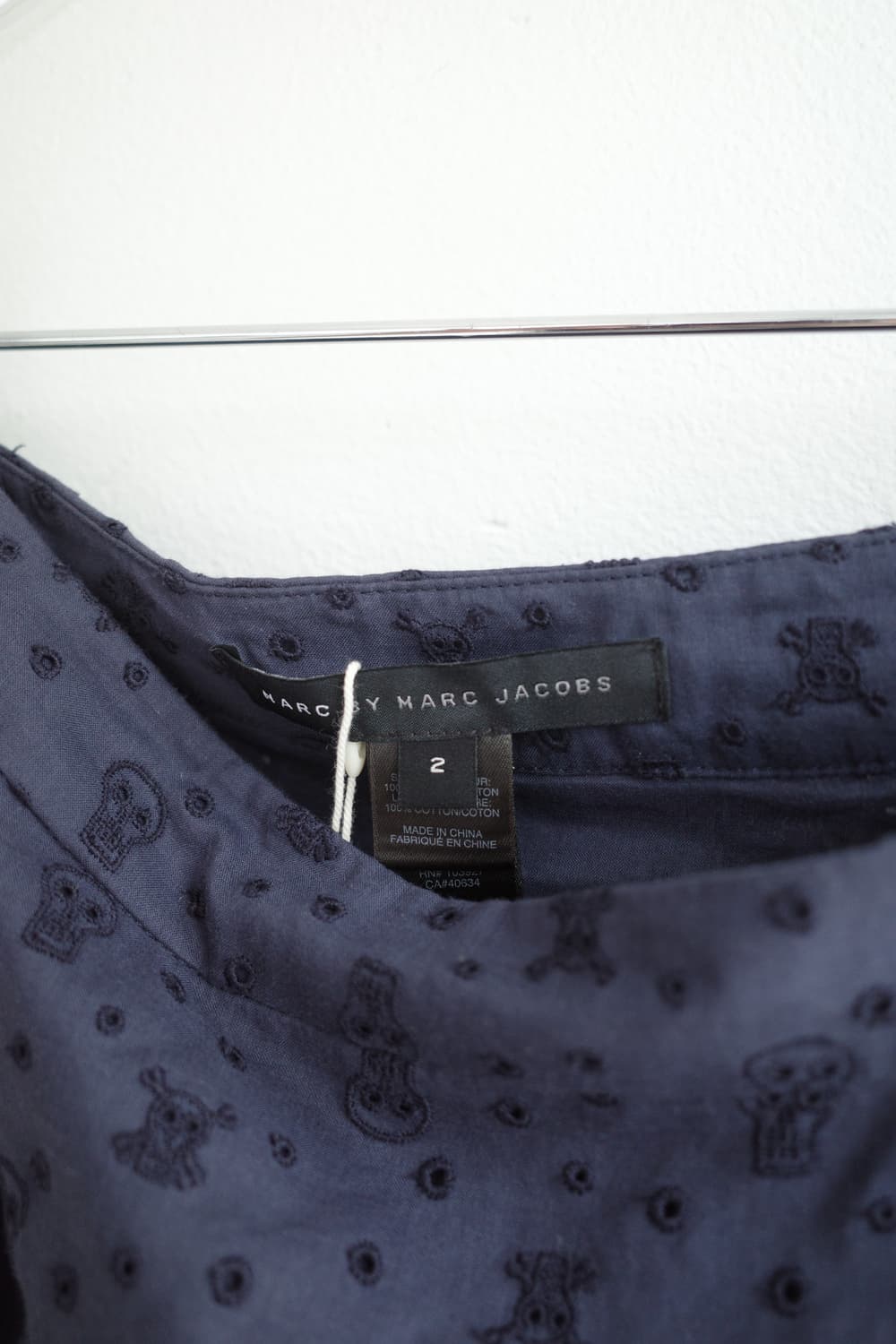 Skull Eyelet cancan skirt is 상품이미지6