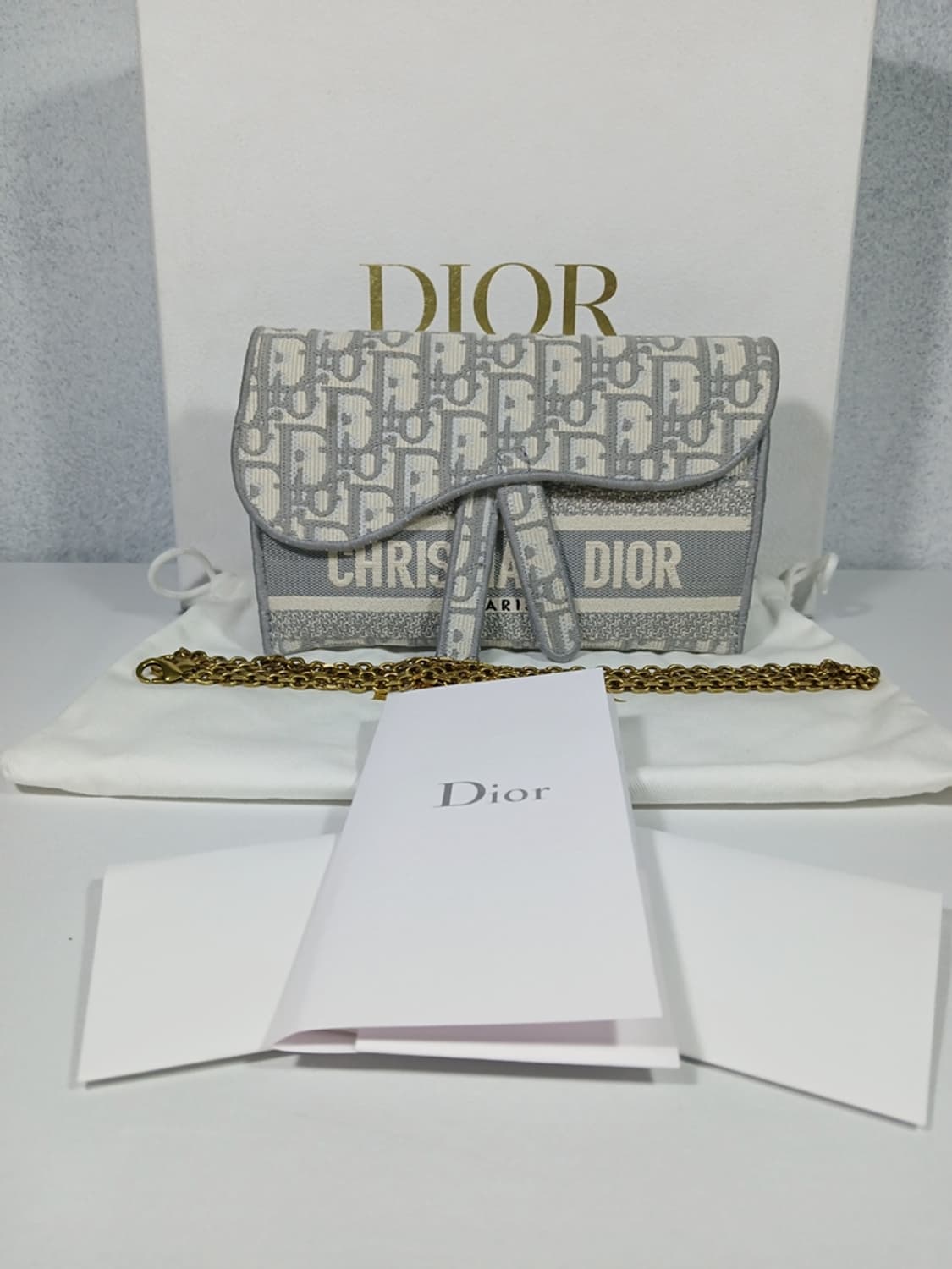 디올 오블리크 새들 슬림 벨트백 S5647CRIW 상품이미지1