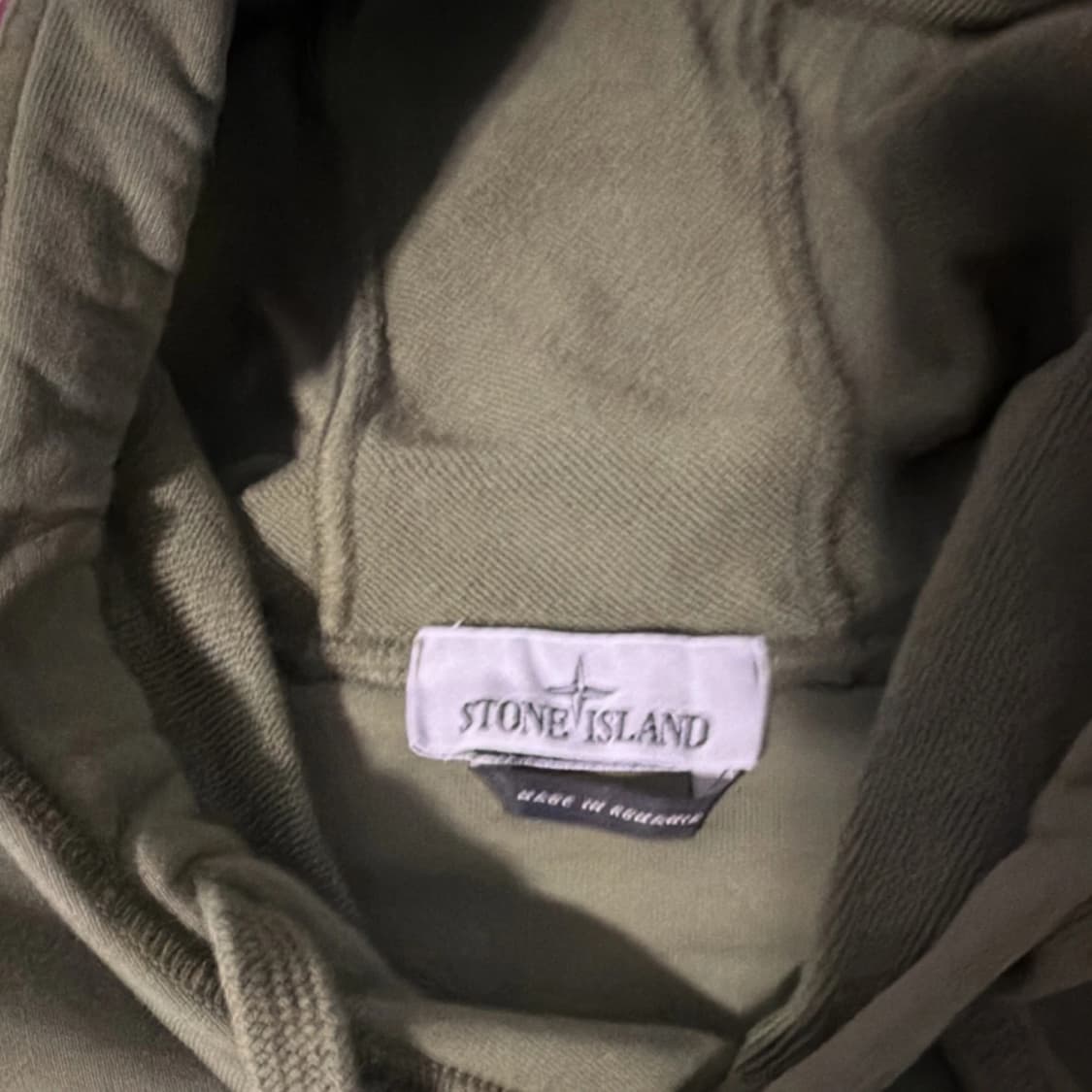 스톤 아일랜드 브러시드 코튼 플리스 후드 스웻셔츠 상품이미지4