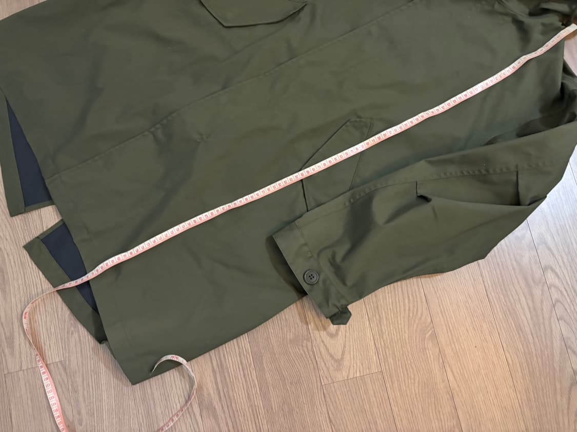 상태최상 유니클로 오버핏 블럭테크 피쉬테일 야상 웨더코트 여L 남m 상품이미지8