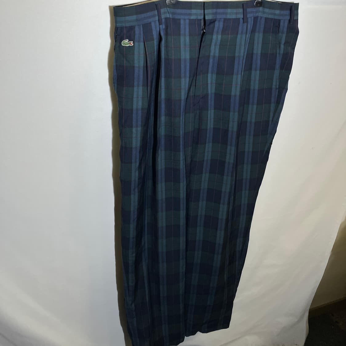 96CM)라코스테 서광 구형 OG 체크 패턴 슬랙스 상품이미지2