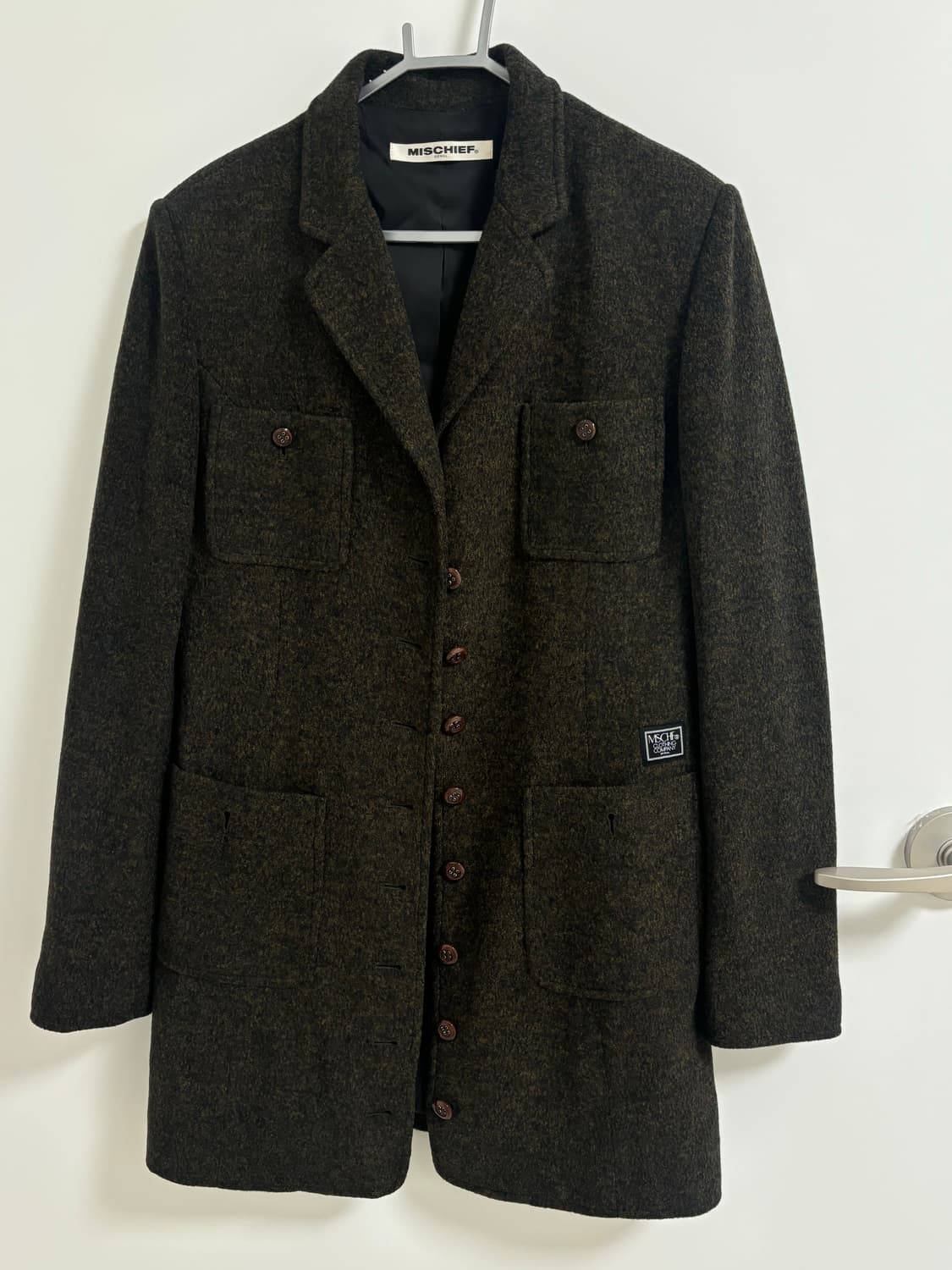 미스치프 자켓원피스 브라운 18fw 상품이미지1