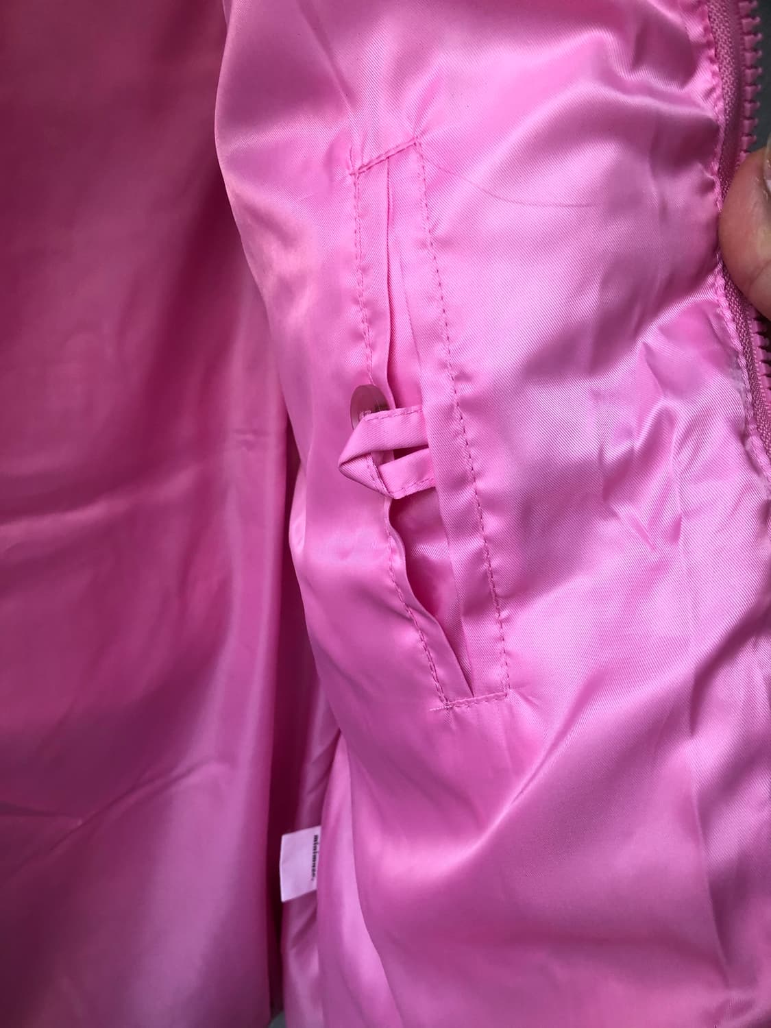 유광 핑크 패딩 상품이미지3