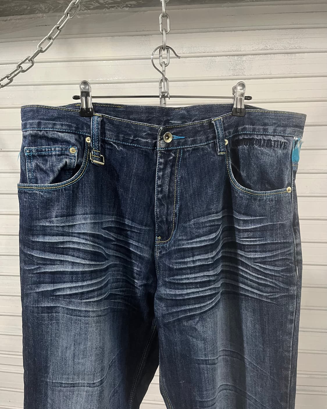 vtg cinch back baggy jean 상품이미지6