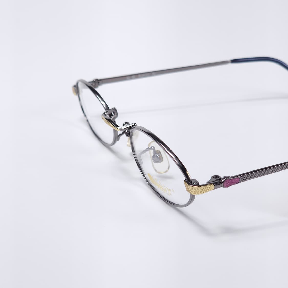 90년도 빈티지 오벌형 긱시크 안경 상품이미지4