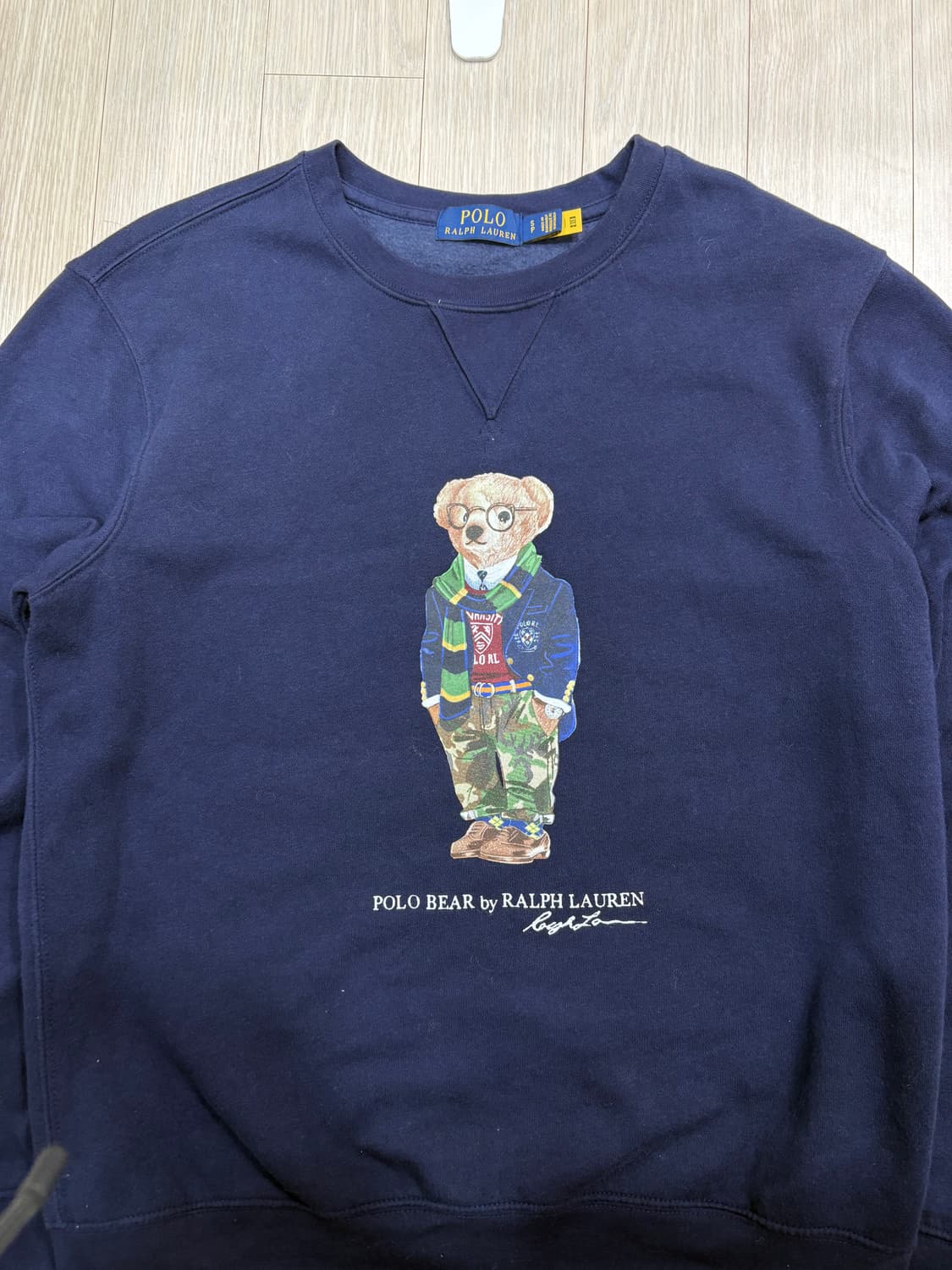 폴로 랄프로렌 베어 맨투맨 네이비 상품이미지4