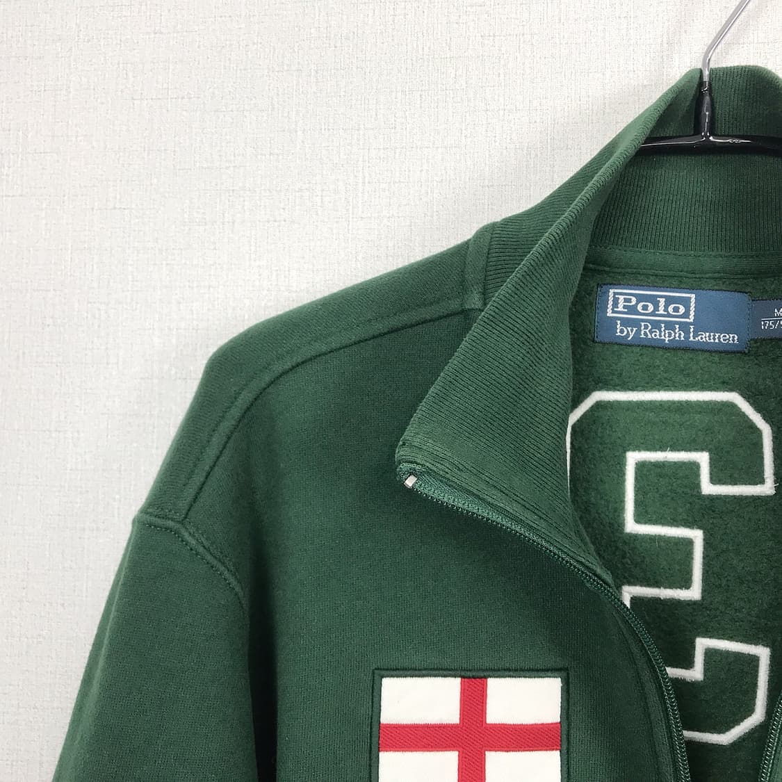 폴로 랄프로렌 잉글랜드 코튼 집업 티셔츠 남성M 상품이미지3