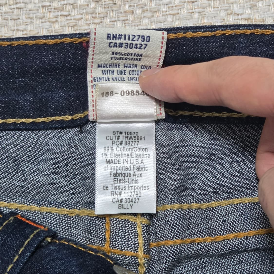 TrueReligion 트루릴리젼 빌리 부츠컷 데님 상품이미지6