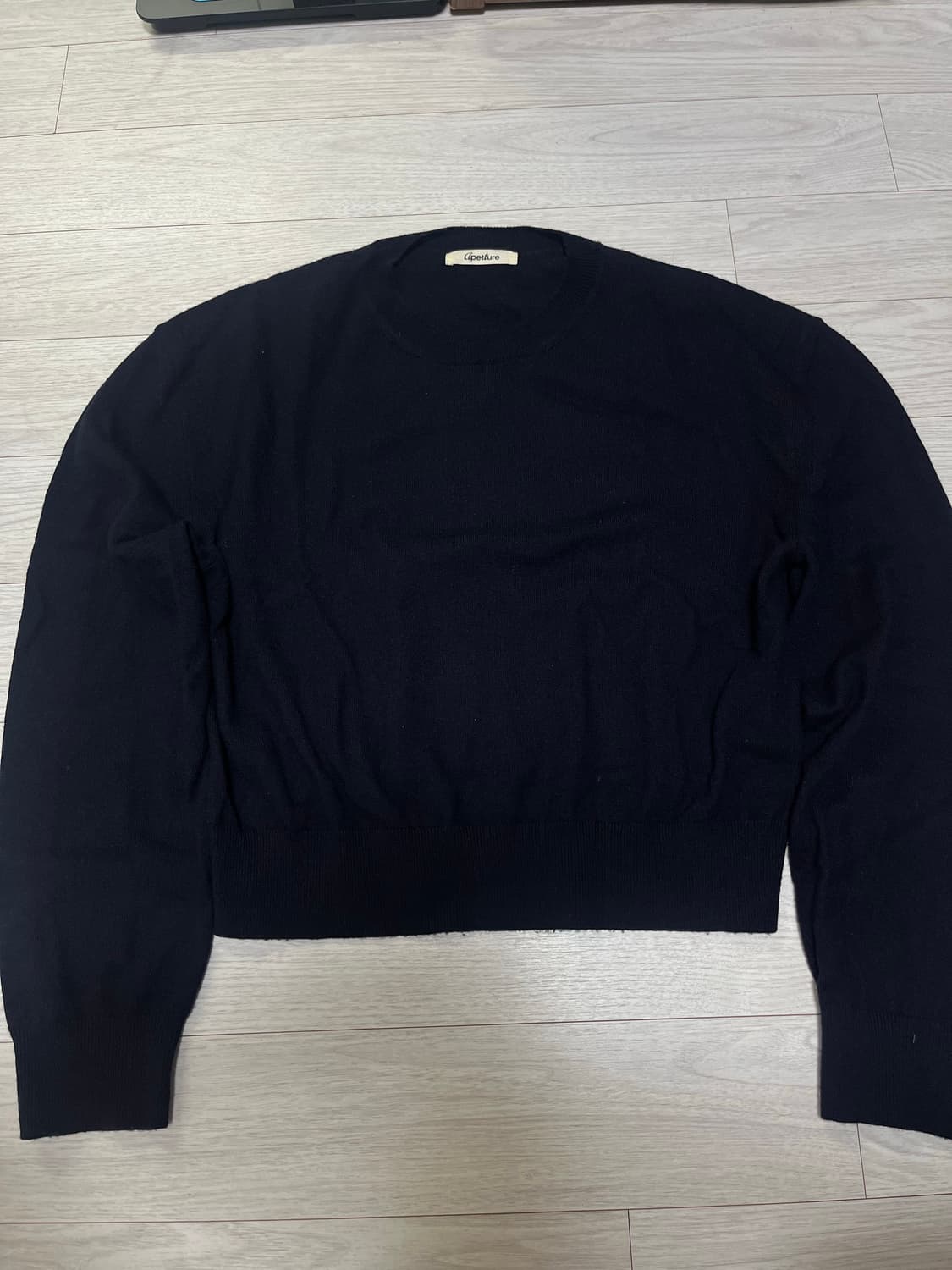 디애퍼쳐 크롭니트 상품이미지1