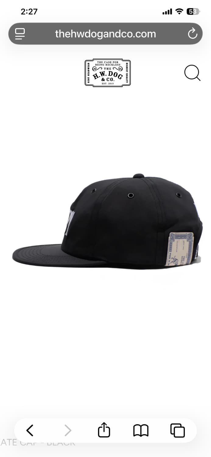 dog & co 독앤코 hw dog 나일론 모자 캡 상품이미지3
