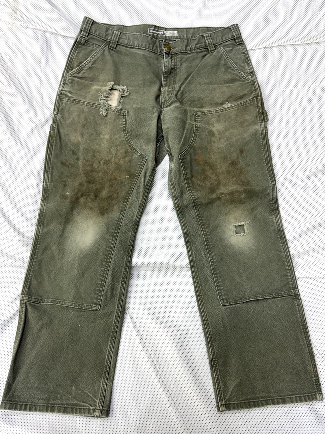 칼하트 더블니 mos컬러 36사이즈 상품이미지1