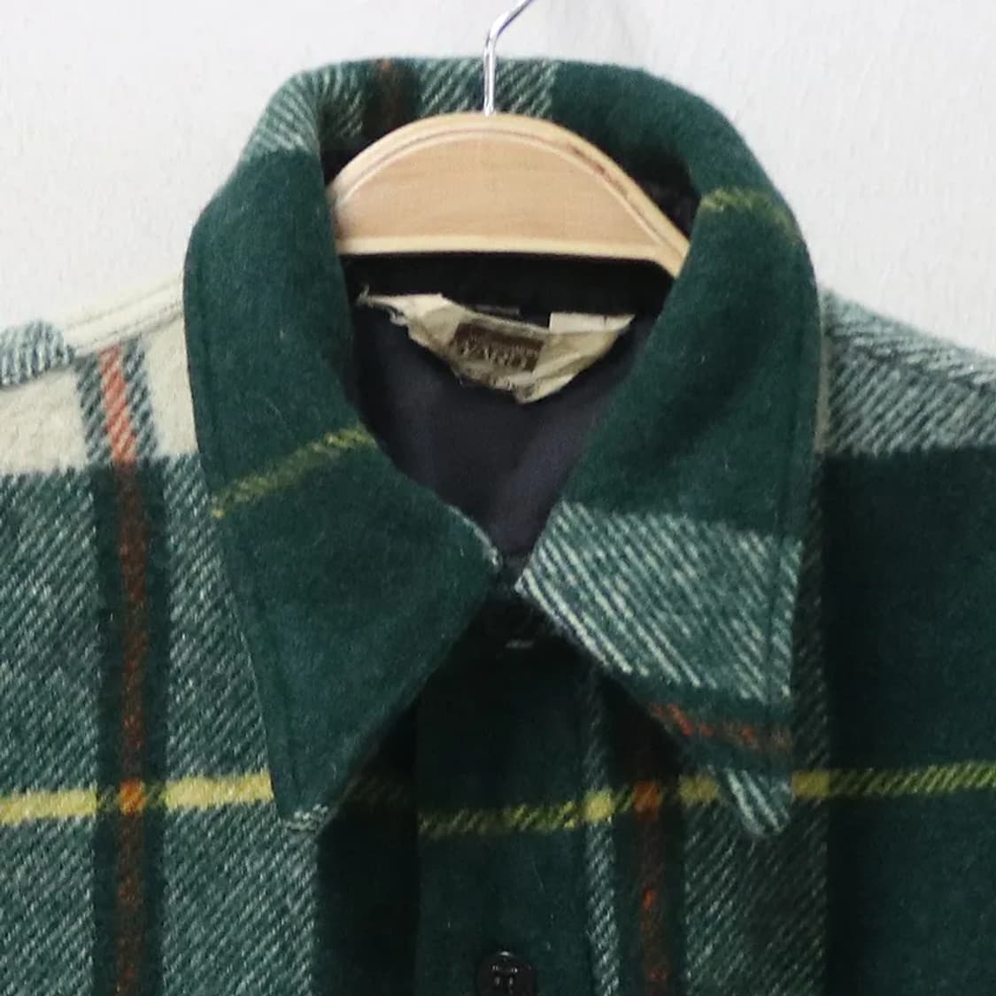 70'S MONTGOMERY WARD 울 체크 셔츠 62143 상품이미지3