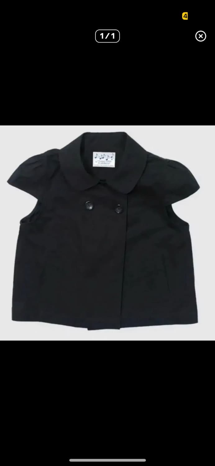 인앤양인하모니 포포 블라우스 블랙 구해요 상품이미지1