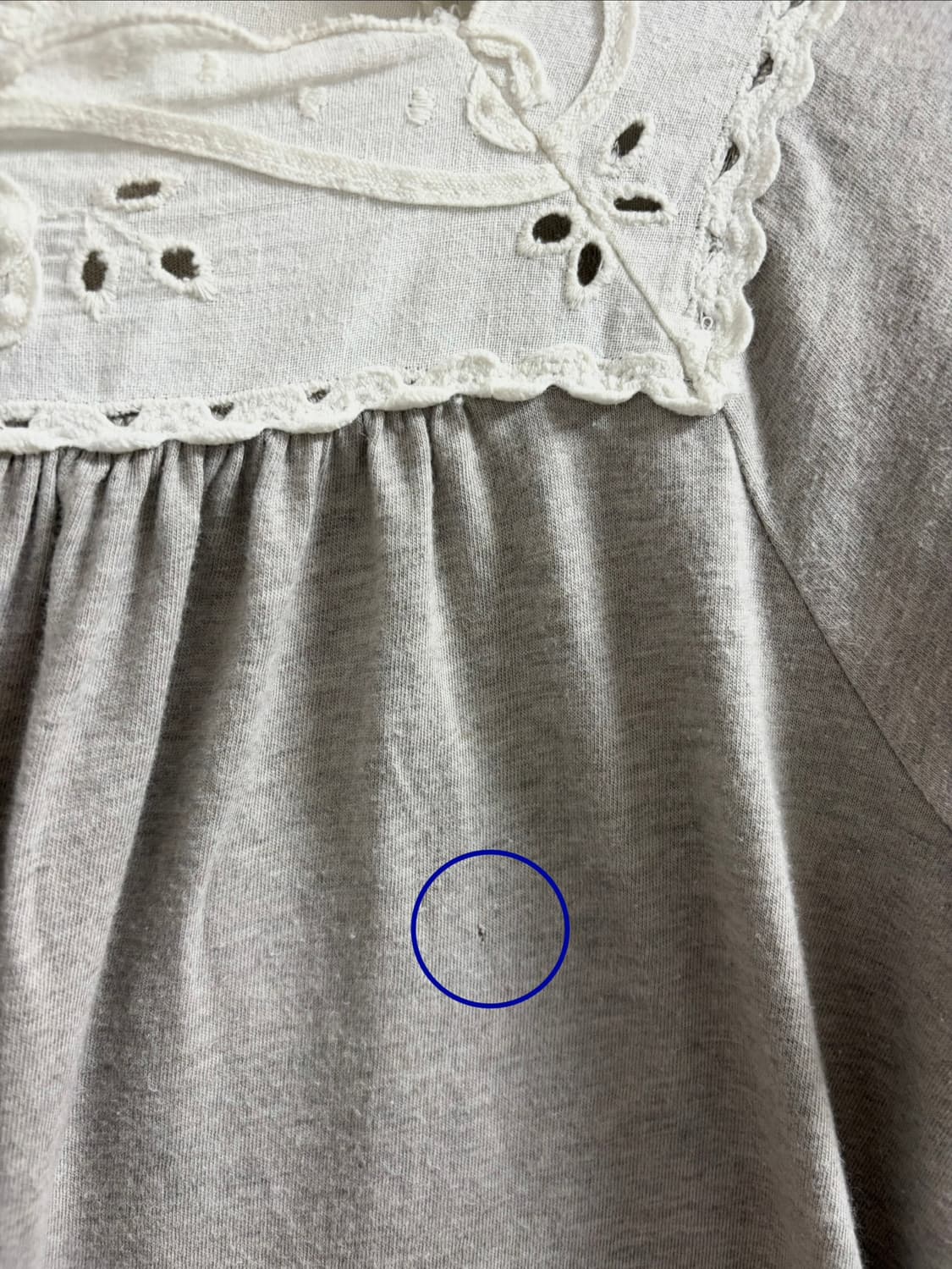 빈티지 pual ce cin 블라우스 7부 티셔츠 레이스 모리걸 y2k 상품이미지2