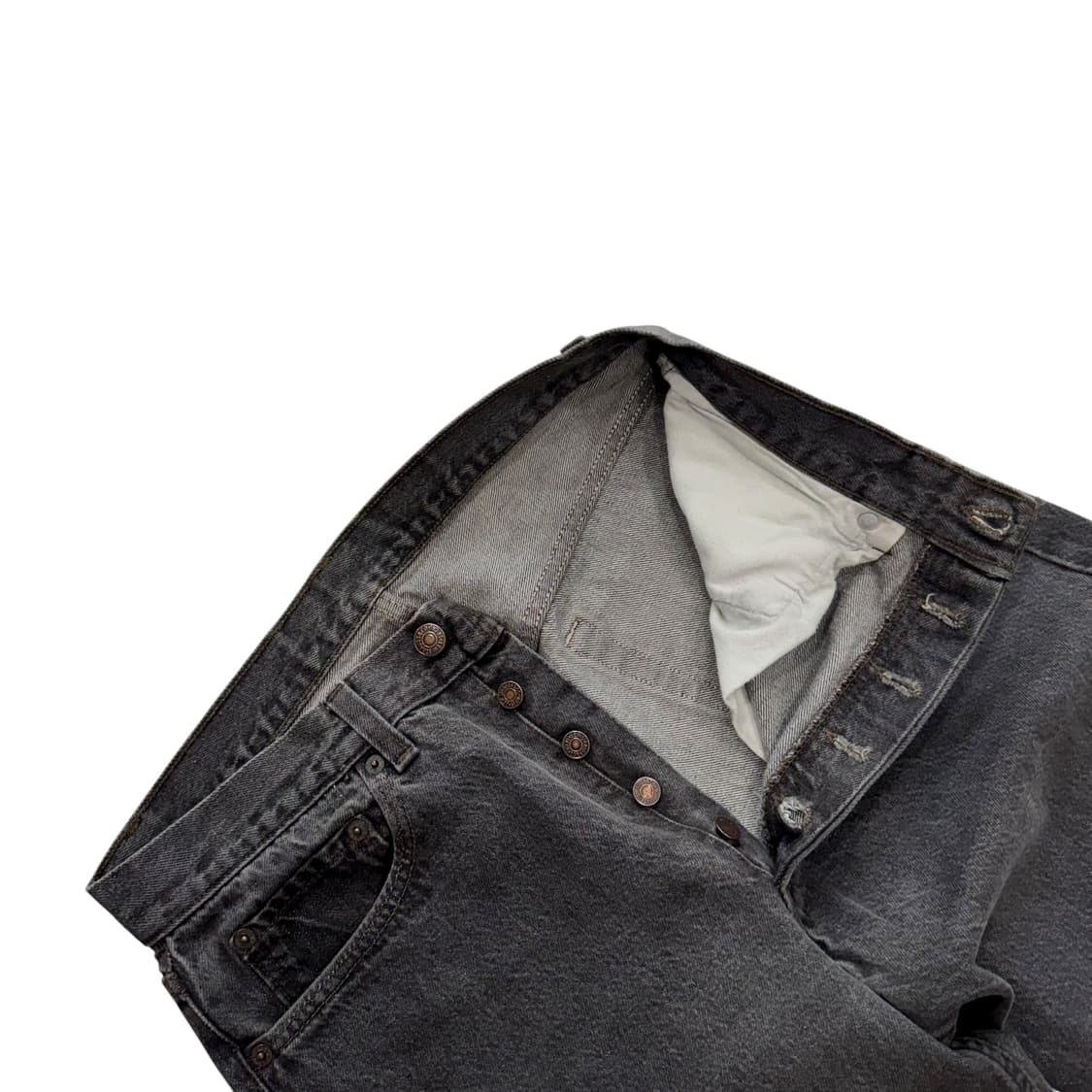 [30.5] 80's 리바이스 501 그레이진 블랙진 USA lv1067 상품이미지3