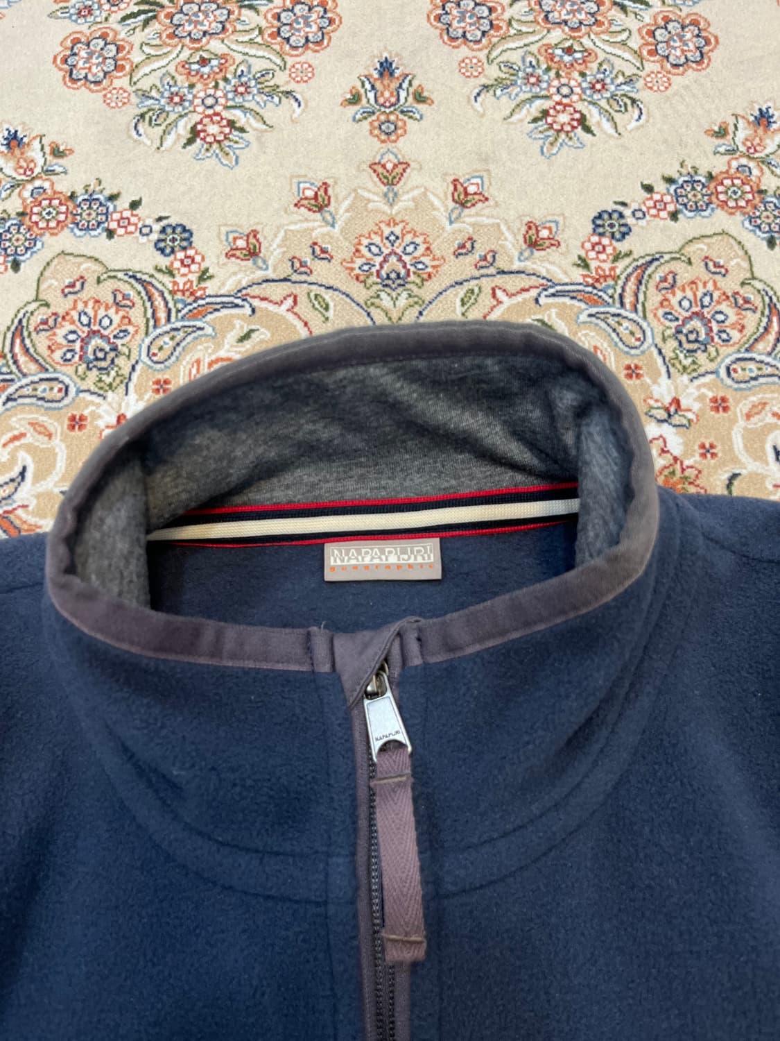 나파피리 90s 하프집업 빅로고 플리스 아노락 상품이미지7