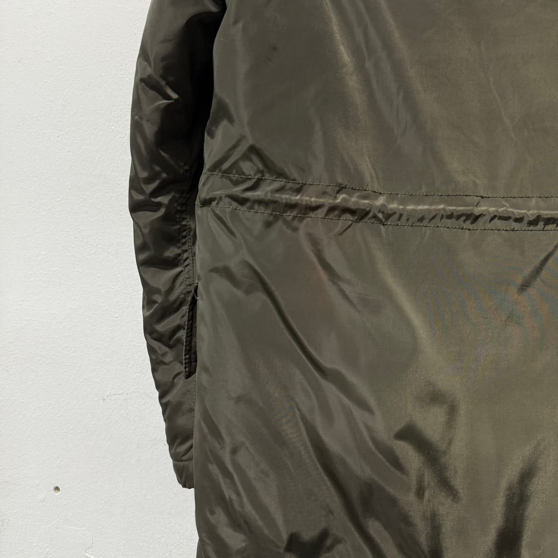 VTG 빈티지 밀리터리 퍼 후드 탈부착 다운 파카 상품이미지6