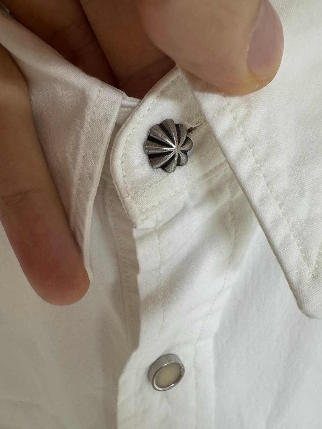 M RRL 더블알엘 웨스턴 셔츠 화이트 상품이미지6