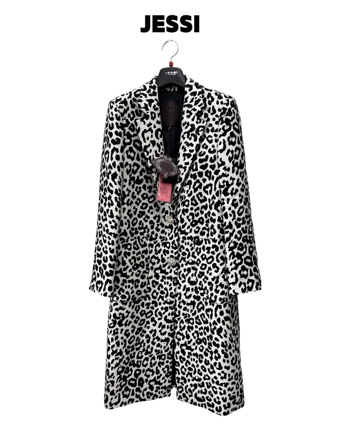 (새상품)제시앤코/제시뉴욕 레오파드 달마시안 자켓 상품이미지1