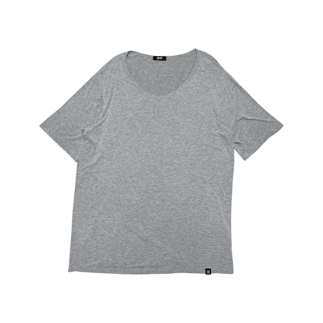 Go4it, U-neck Short-Sleeved Top_Gray 상품이미지1