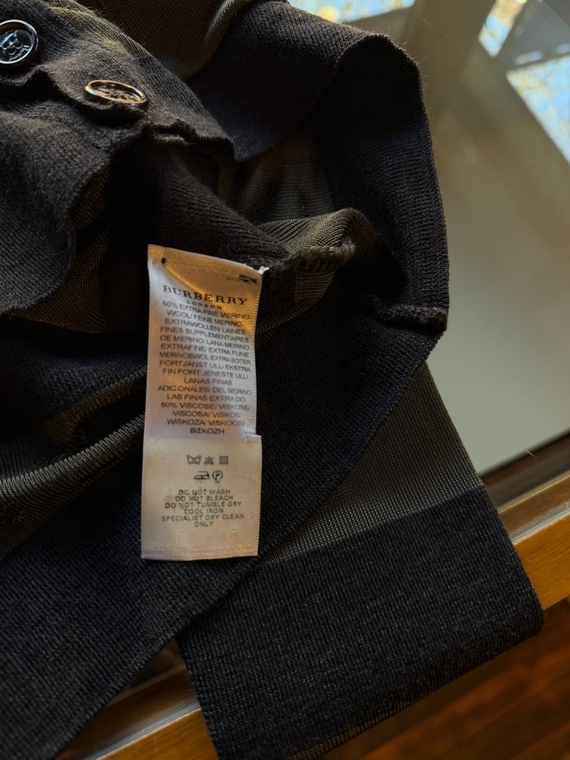 버버리 스트라이프 가디건 55 상품이미지7