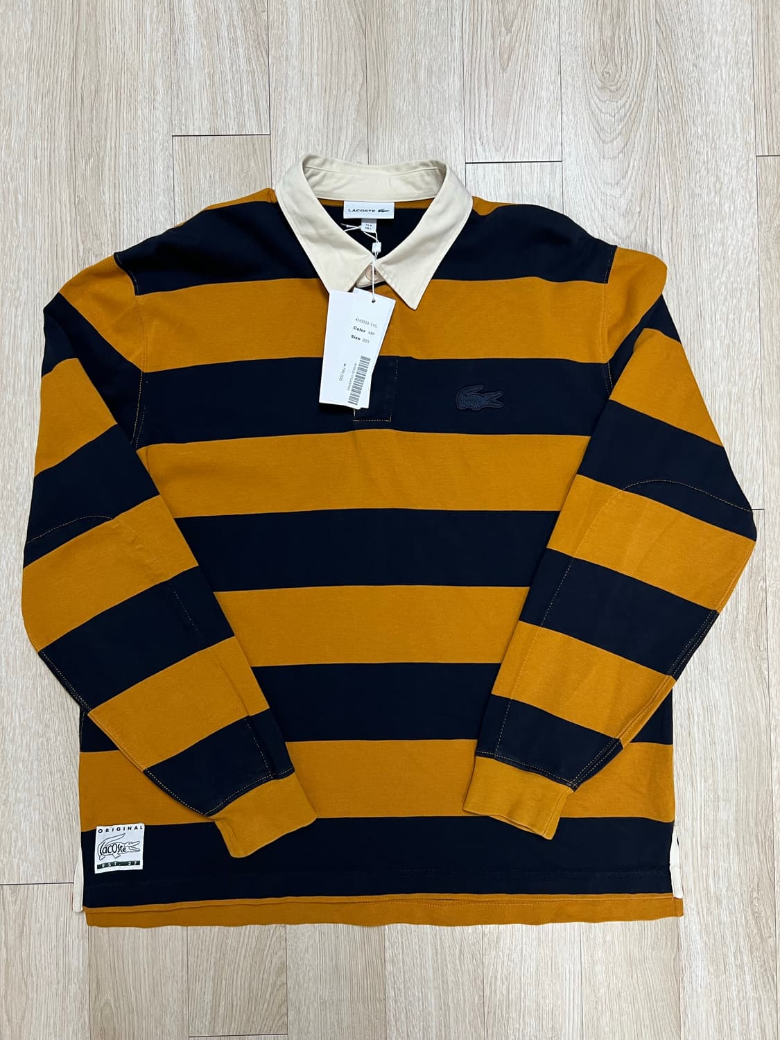 (105) 라코스테 스트라이프 카라티 상품이미지1