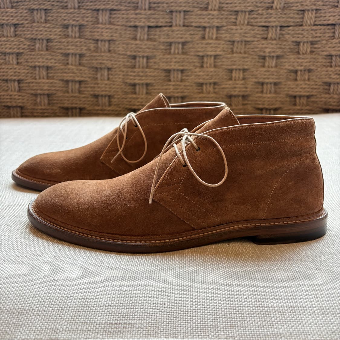 [UK8] Paul Smith 카멜 브라운 스웨이드 처카 부츠 상품이미지3