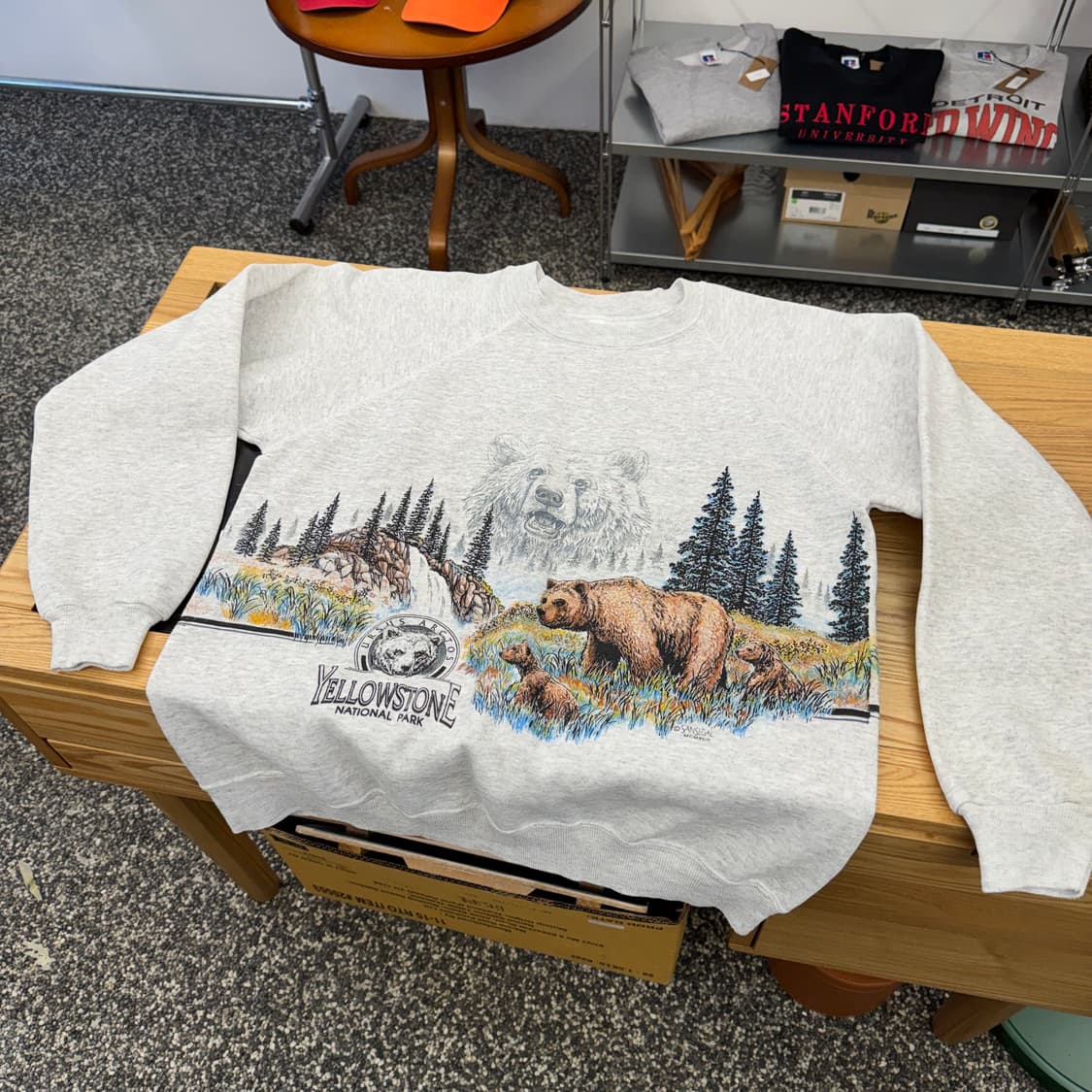 90s 헤인즈 스웻셔츠 맨투맨 made in USA (L)  상품이미지1