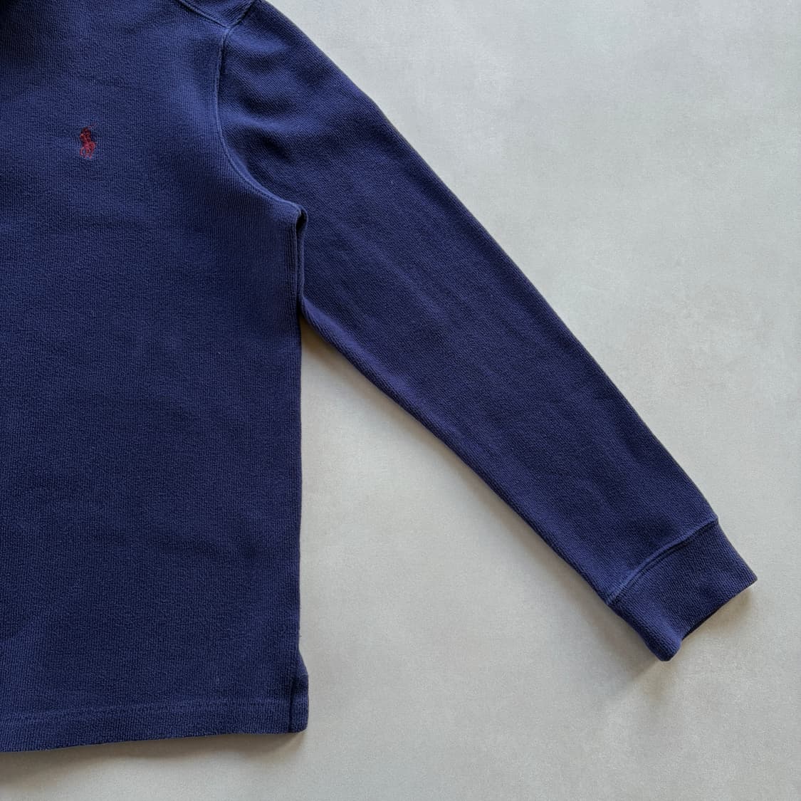 [M]폴로 랄프로렌 하프집업 반집업 코튼 니트 navy 상품이미지7