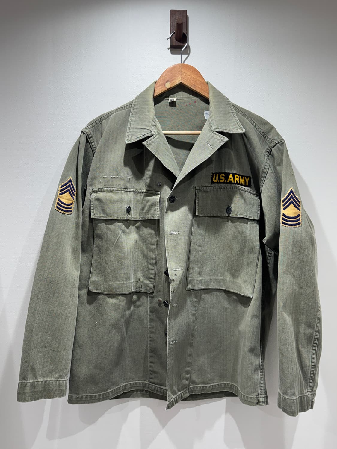 40s 오리지널 M43 HBT 셔츠 (36R) 상품이미지1