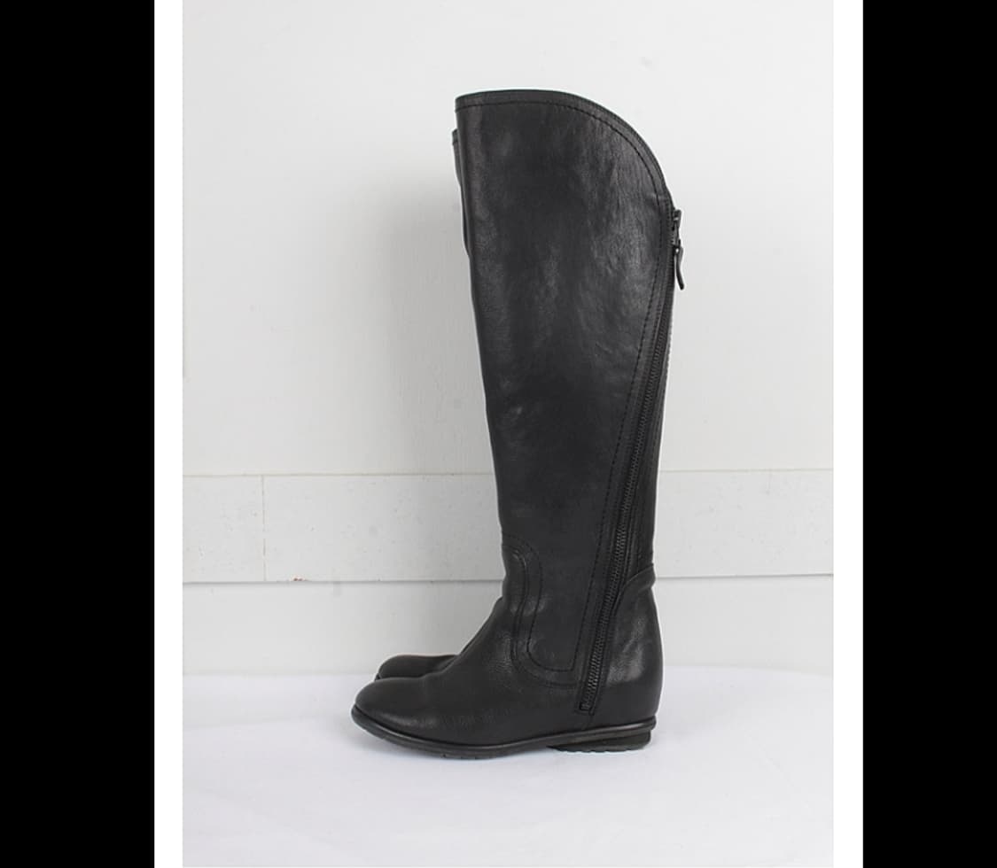 라보키고시 워크스 에미코 카미시마 레더 롱 부츠 상품이미지1