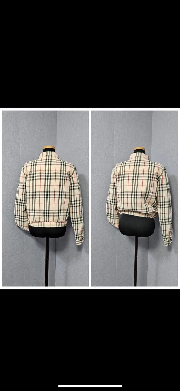 버버리 노바체크 숏 자켓 누빔 66 상품이미지2