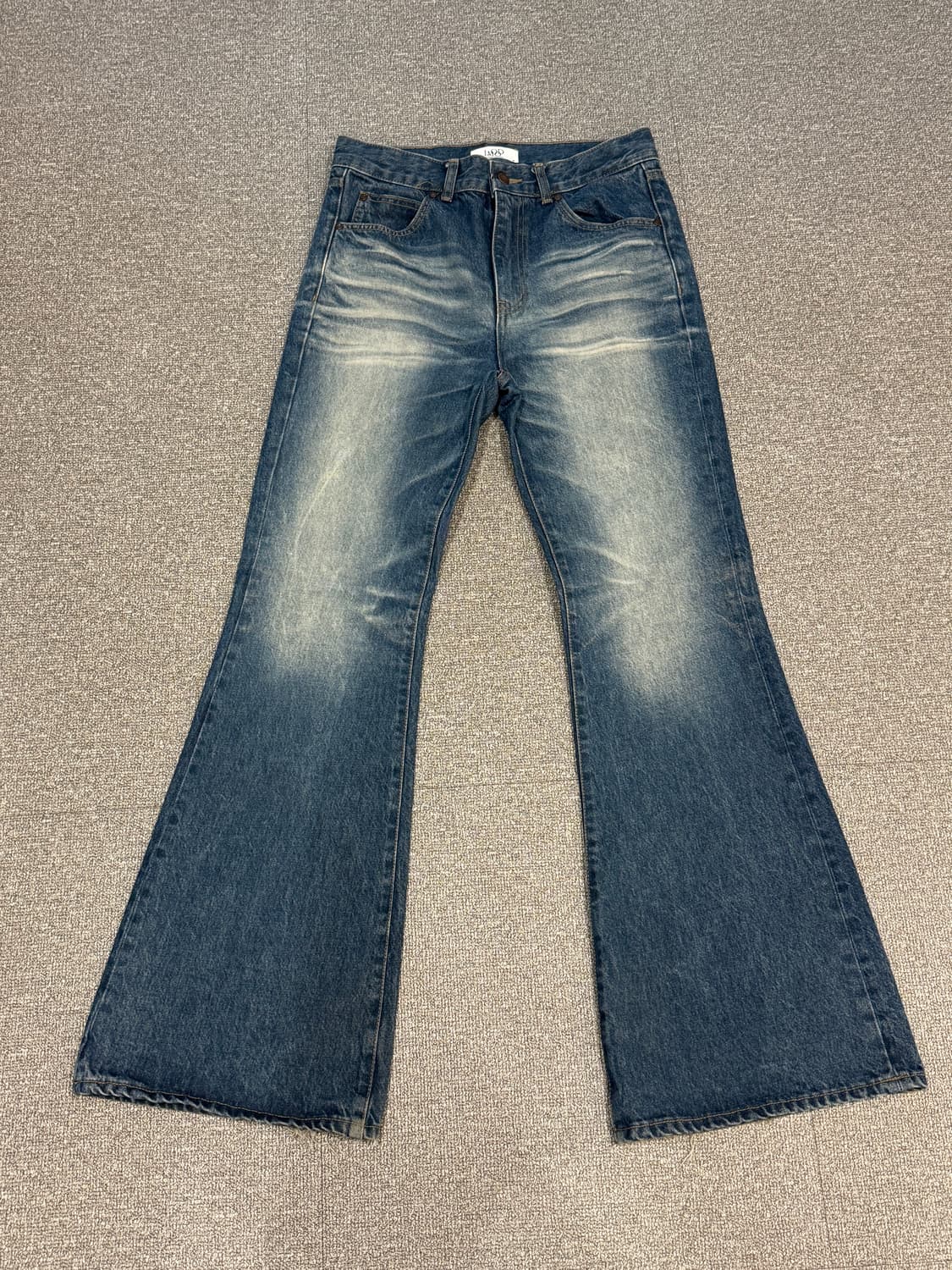 엘무드 잔느 플레어 데님 팬츠 46 상품이미지5