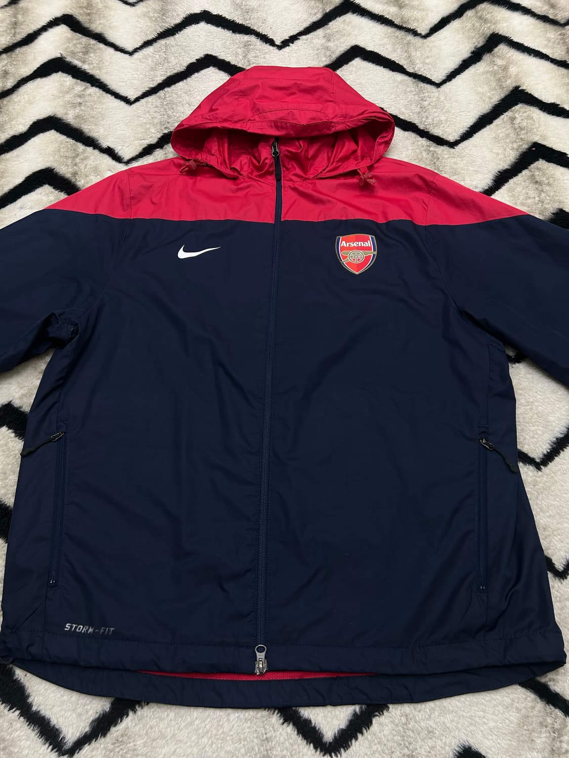 [2XL]나이키 13-14 아스날 스톰핏 바람막이/네이비레드 상품이미지3