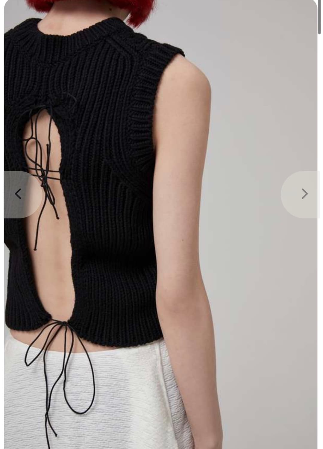 세실리에 반센 니트조끼 상품이미지1