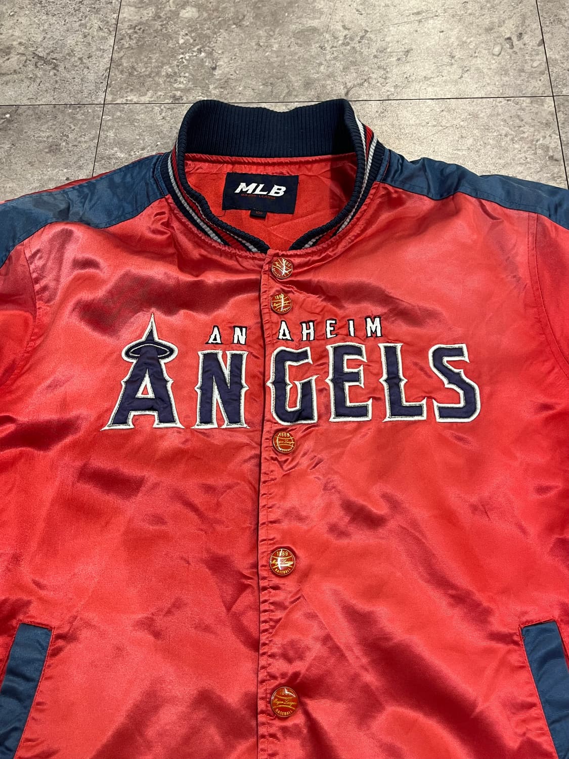 엠엘비 LA에인절스 바시티 자켓 레드 100 #csz2594 상품이미지5