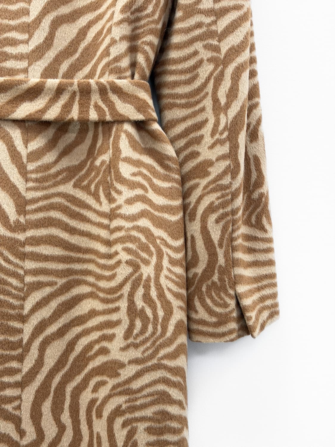 에스카다 by Margaretha Ley 지브라 패턴 앙고라 울 코트 상품이미지5