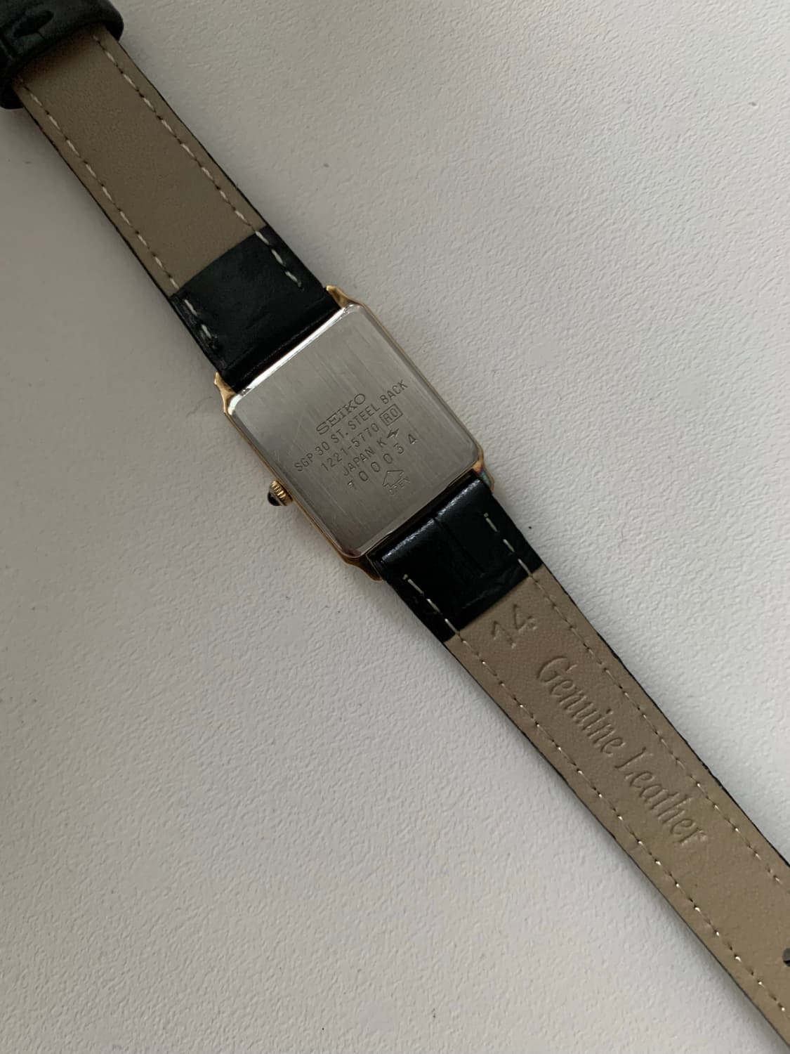 세이코 Seiko 스퀘어 쿼츠 엑셀린느 상품이미지3