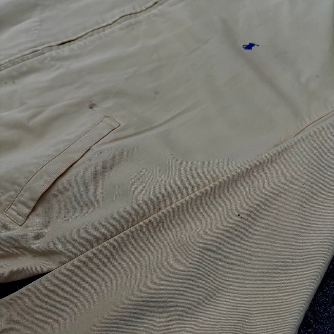 폴로 옐로우 블루종 자켓 L 상품이미지5