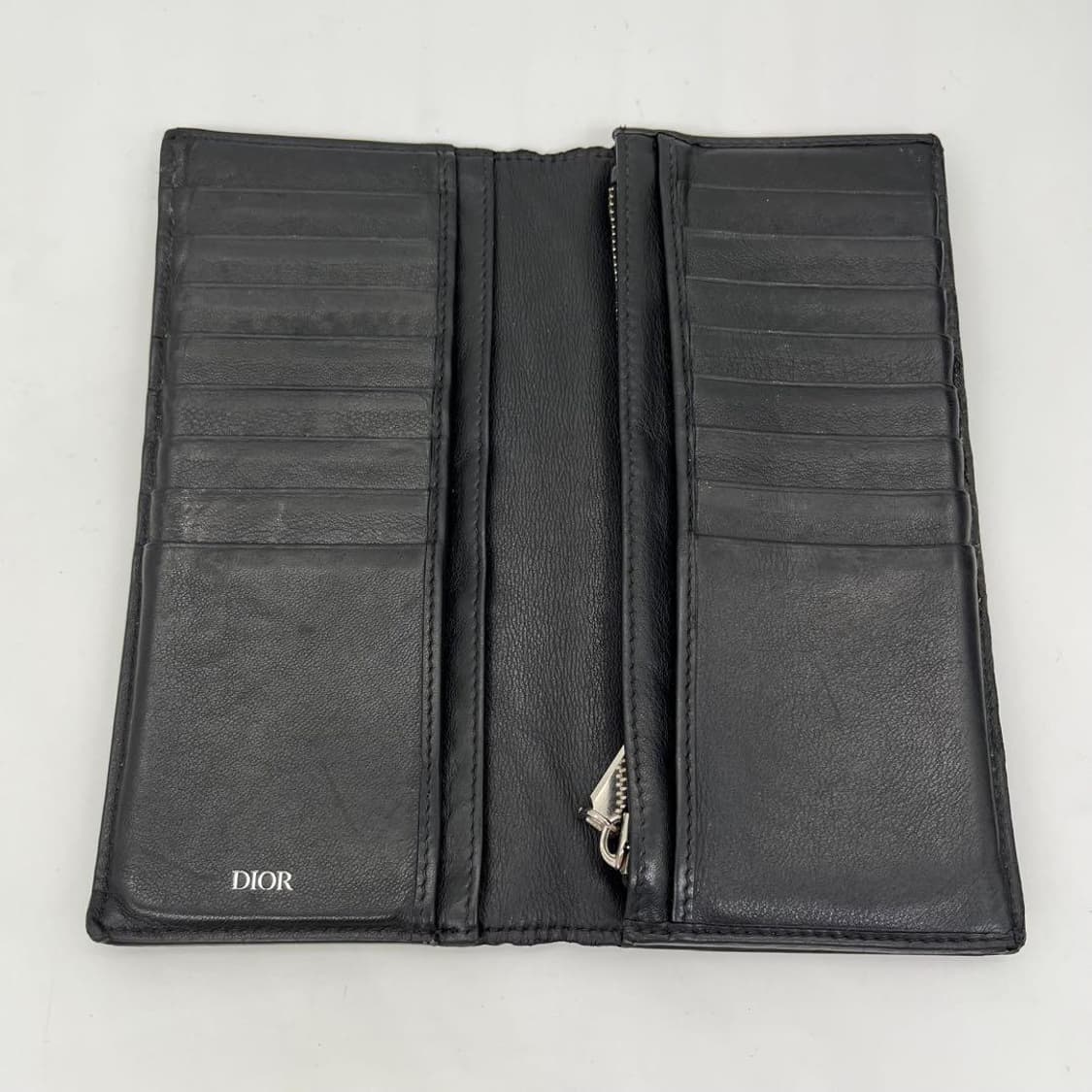 디올 오블리크 패턴 가죽 장지갑 상품이미지7