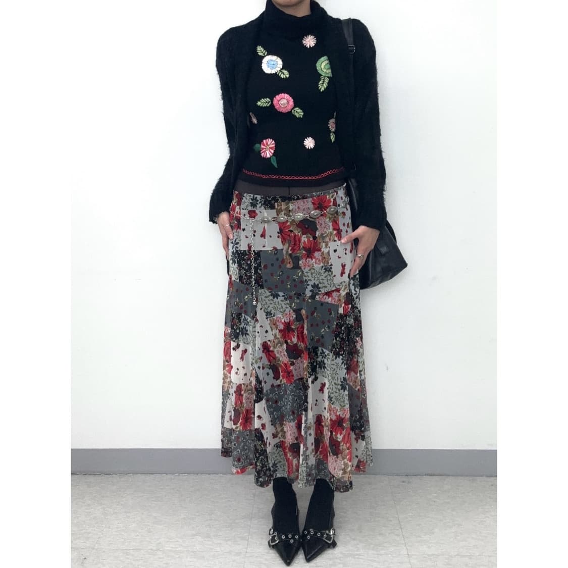 빈티지 오리엔탈 하프 니트 상품이미지4