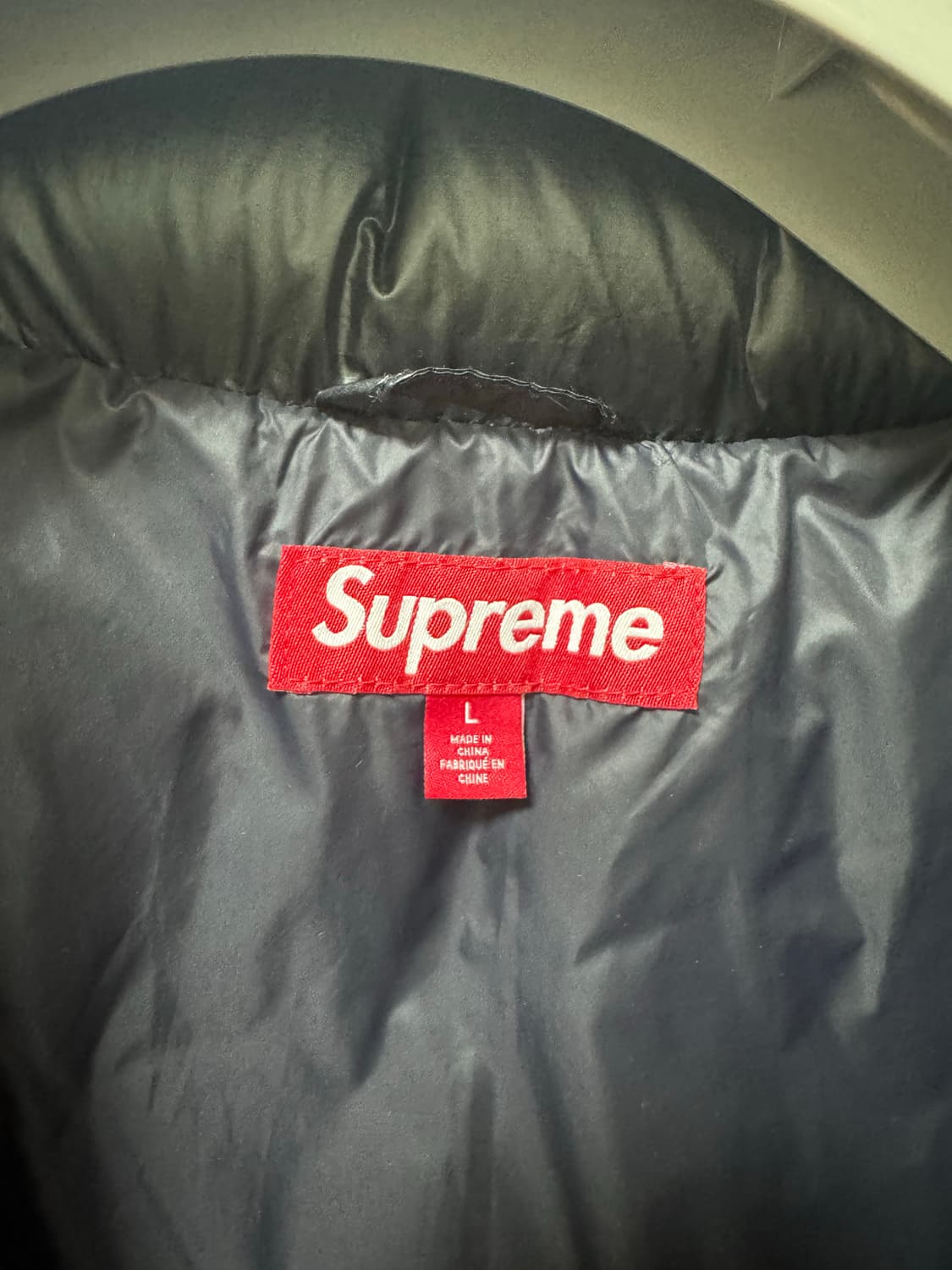 슈프림 페더웨이트 다운 퍼퍼자켓 블랙 l사이즈 상품이미지4