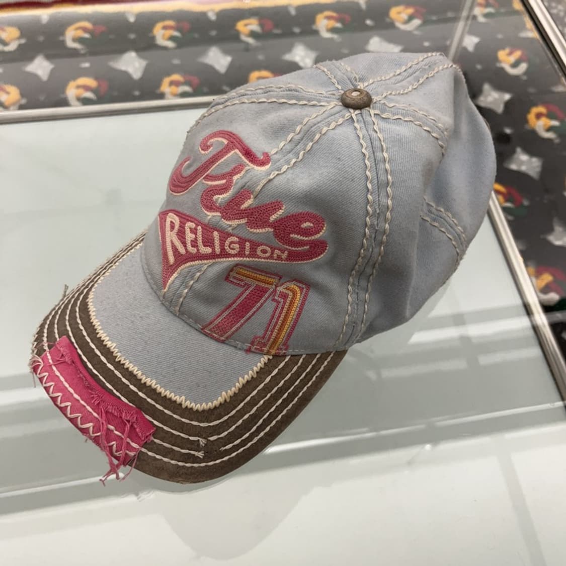 트루릴리전 올드스쿨 키치 빈티지 볼캡 C07677 상품이미지3