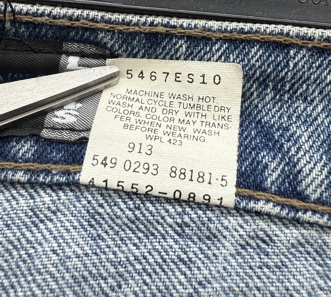 리바이스 93년 미국생산 실버탭 34x32  상품이미지3