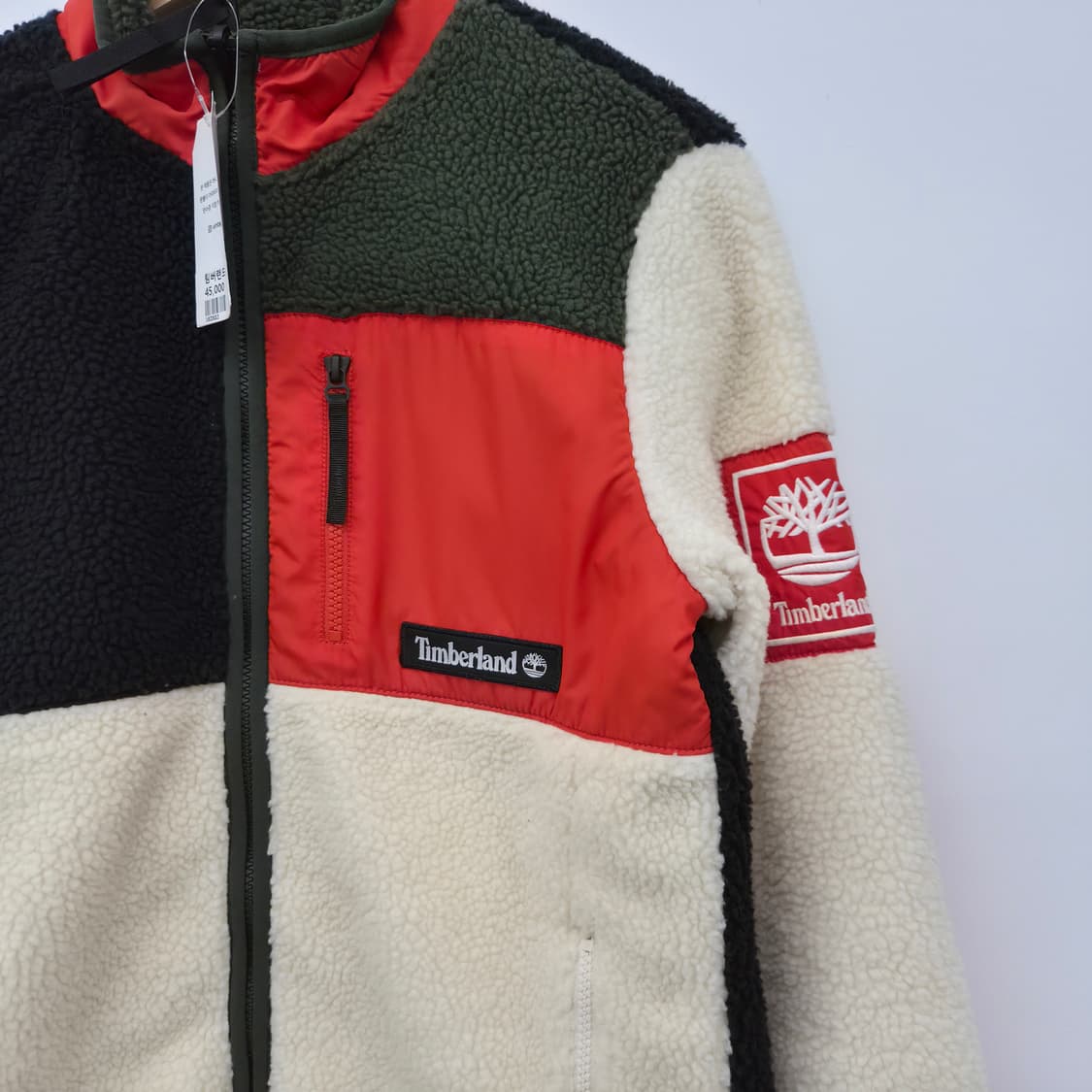 팀버랜드 컬러블록 플리스 자켓 남성 L 상품이미지2