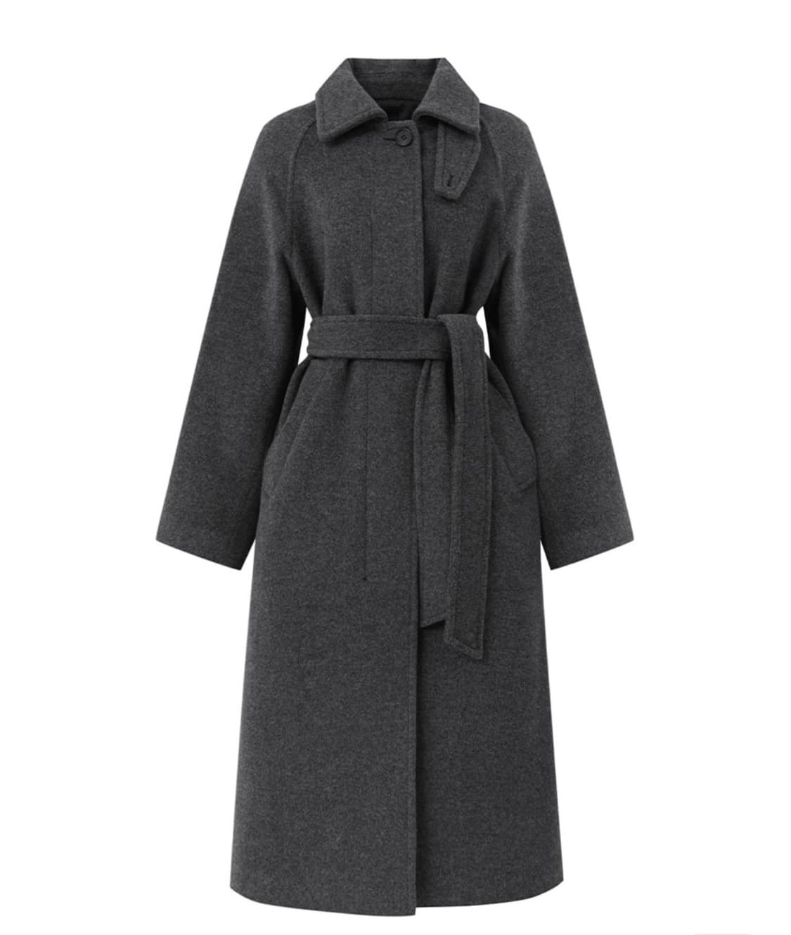 룩캐스트 아만다 레글런 캐시미어 코트 상품이미지1